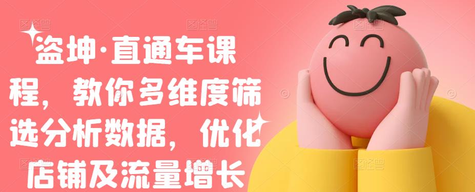 盗坤·直通车课程，教你多维度筛选分析数据，优化店铺及流量增长-问小徐资源库