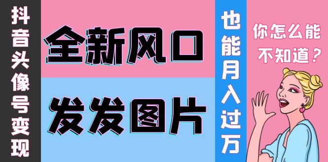 抖音头像号变现0基础教程-问小徐资源库