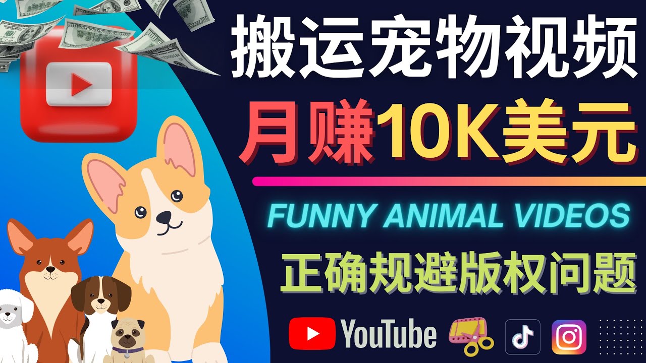 搬运TIKTOK视频到YouTube，并进行二次创作，月赚1万美元以上-问小徐资源库