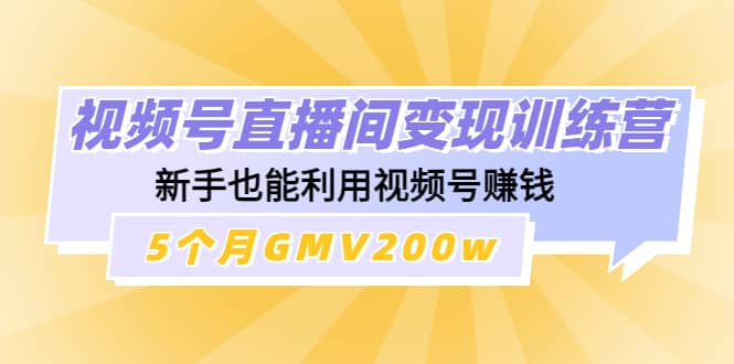 视频号直播间变现训练营-问小徐资源库