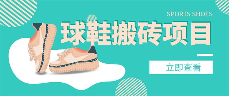 外面收费998的球鞋搬砖项目【详细教程+资源渠道】-问小徐资源库
