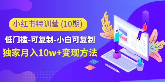 小红书特训营（第10期）低门槛-可复制-小白可复制-问小徐资源库