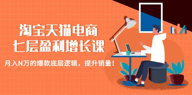 淘宝天猫电商七层盈利增长课：月入N万的爆款底层逻辑，提升销量-问小徐资源库