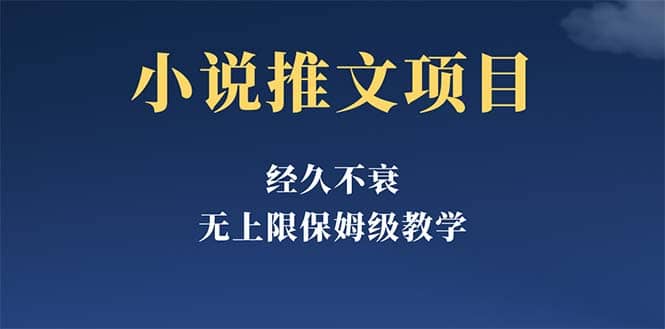 经久不衰的小说推文项目，单号月5-8k，保姆级教程，纯小白都能操作-问小徐资源库