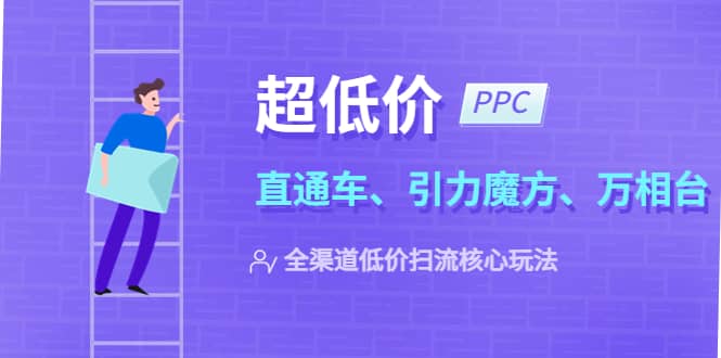 2023超低价·ppc—“直通车、引力魔方、万相台”全渠道·低价扫流核心玩法-问小徐资源库