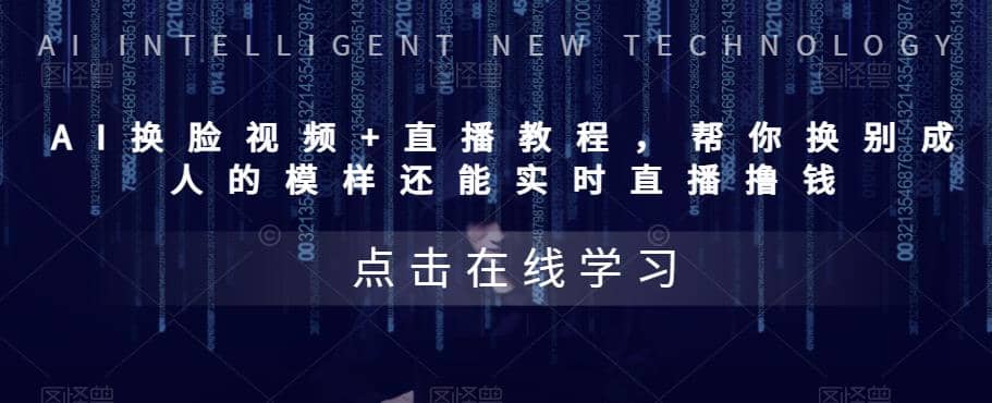 AI换脸视频+直播教程 帮你换成别人的模样还能实时直播撸钱 (教程+配套资料)-问小徐资源库