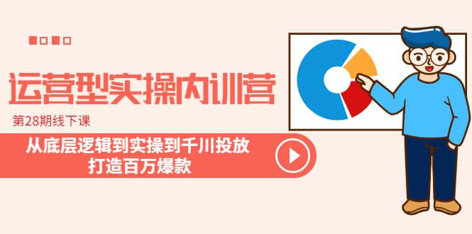 运营型实操内训营-第28期线下课 从底层逻辑到实操到千川投放 打造百万爆款-问小徐资源库
