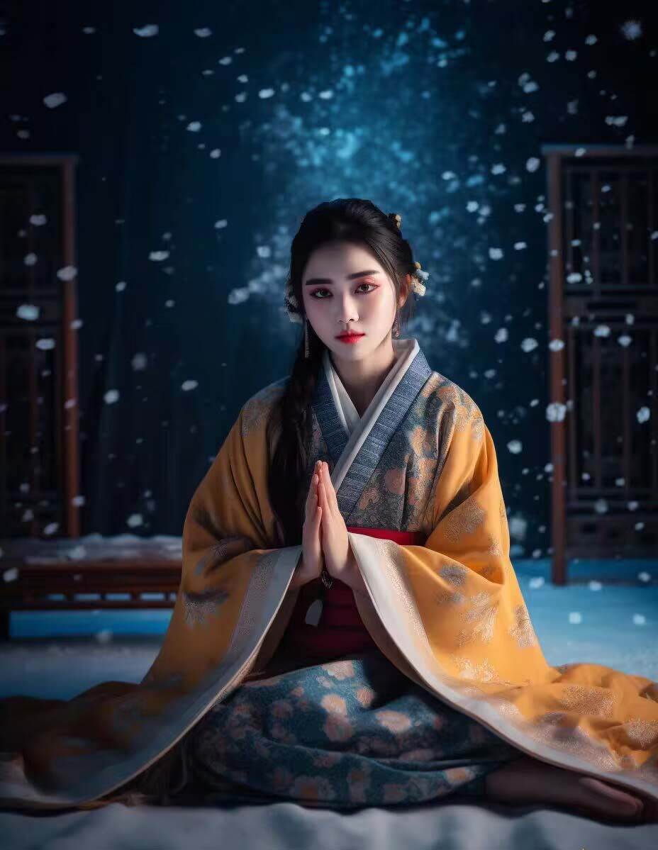图片[5]-Midjourney关键词-AI生成中国风古装汉服美女人像提示关键词-问小徐资源库