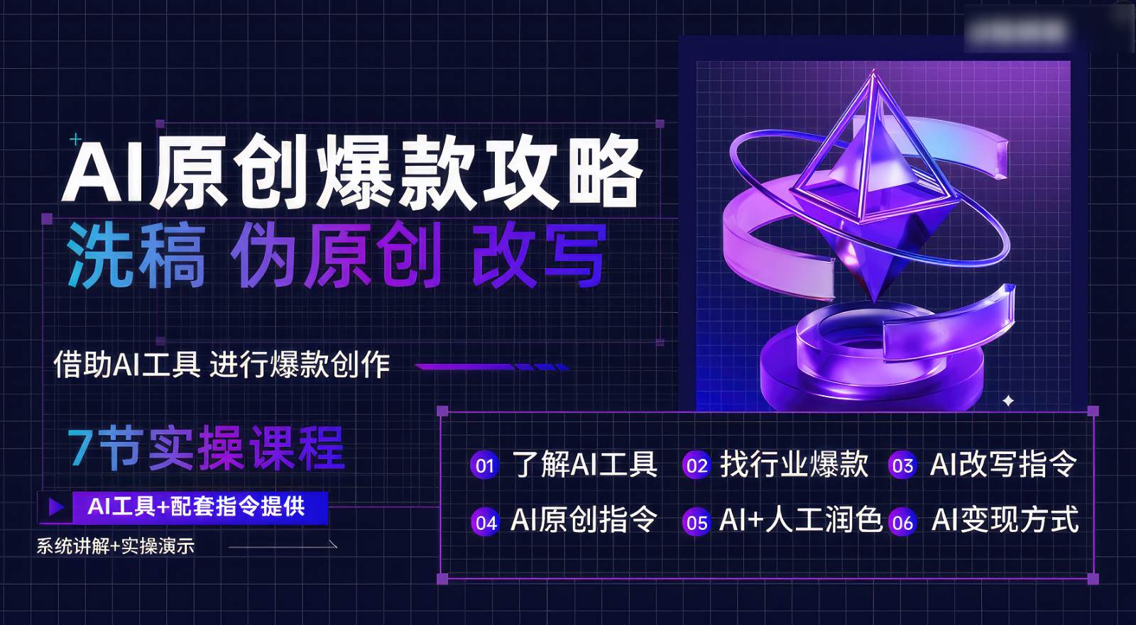 AI原创爆款攻略，洗稿改写伪原创必备，轻松创作10万+爆款文案-问小徐资源库