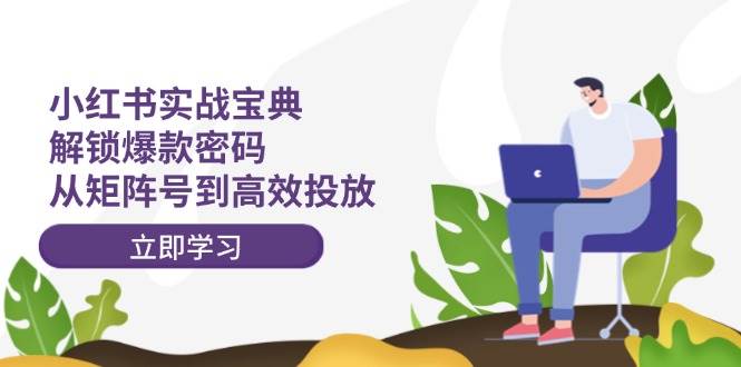 小红书实战宝典：解锁爆款密码，从矩阵号到高效投放-问小徐资源库