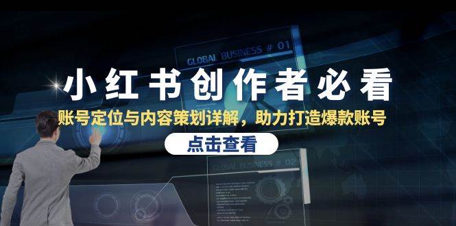 小红书创作者必看：账号定位与内容策划详解，助力打造爆款账号-问小徐资源库