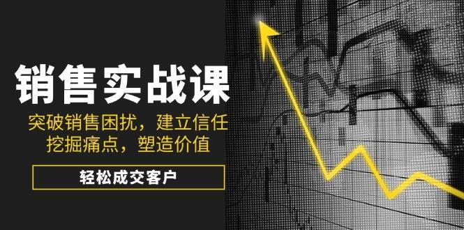 销售实战课，突破销售困扰，建立信任，挖掘痛点，塑造价值，轻松成交客户-问小徐资源库