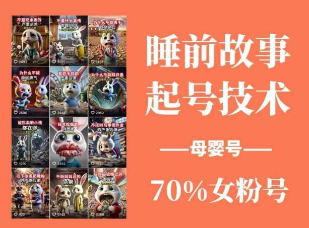 图片[2]-睡前故事动画制作课程，涵盖AI文案、配音、视频剪辑等，实现百分百原创-问小徐资源库