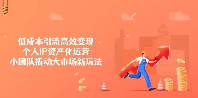低成本引流高效变现，个人IP资产化运营，小团队撬动大市场新玩法-问小徐资源库