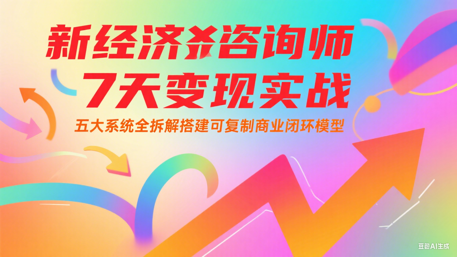 新经济咨询师 7 天变现实战：五大系统全拆解搭建可复制商业闭环模型-问小徐资源库