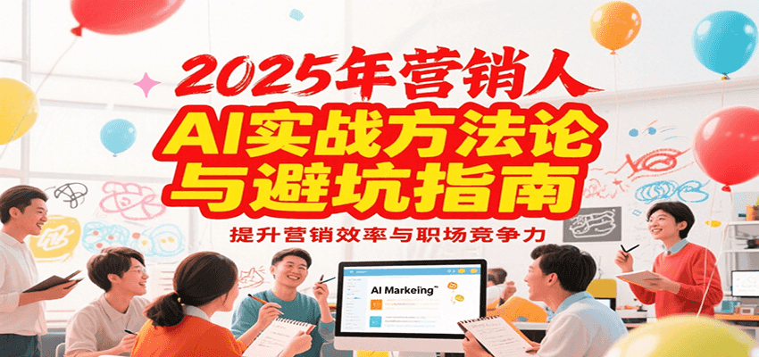 2025年营销实战方法论与避坑指南，利用AI提升营销效率与职场竞争力-问小徐资源库