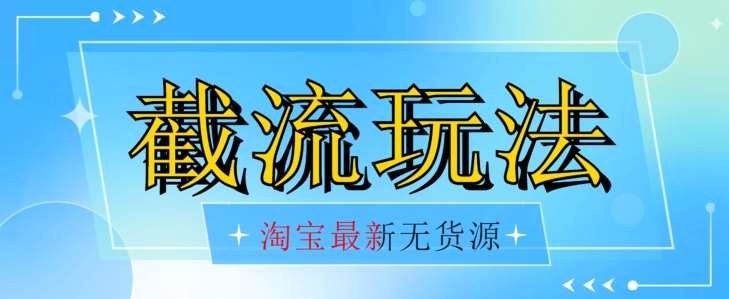 首发价值2980最新淘宝无货源不开车自然流超低成本截流玩法日入300+【揭秘】【1111更新】-问小徐资源库
