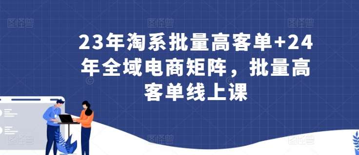 23年淘系批量高客单+24年全域电商矩阵，批量高客单线上课-问小徐资源库