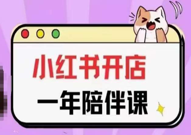 三九小红书开店一年陪伴课(更新)，从0到1玩赚小红书开店-问小徐资源库