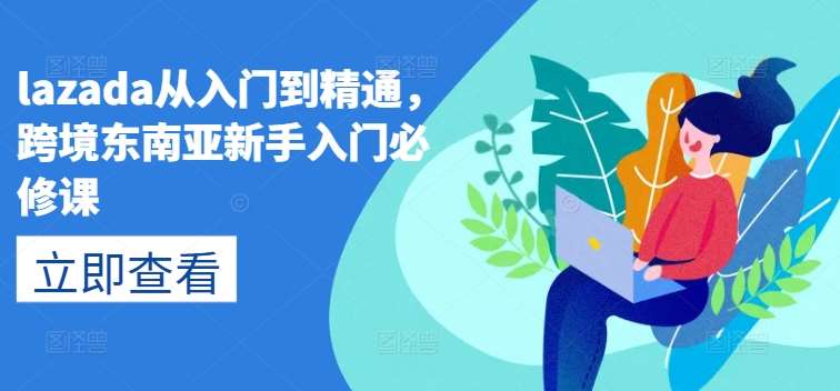 lazada从入门到精通，跨境东南亚新手入门必修课-问小徐资源库