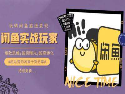 手把手教你0到1系统玩转闲鱼变现，爆款思维/超级曝光/超高转化-问小徐资源库