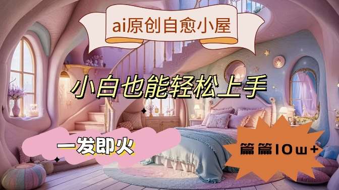 ai原创治愈小屋，小白也能轻松上手，一发即火，篇篇10w+【揭秘】-问小徐资源库