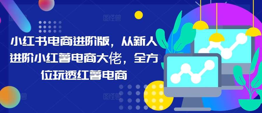 小红书电商进阶版，从新人进阶小红薯电商大佬，全方位玩透红薯电商-问小徐资源库