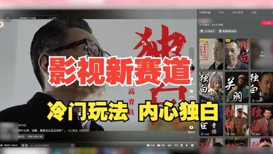 最新影视解说玩法，人物独白，30天涨粉24万+，全流程拆解【揭秘】-问小徐资源库