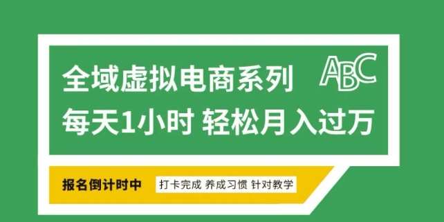全域虚拟电商变现系列，通过平台出售虚拟电商产品从而获利-问小徐资源库