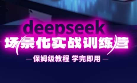 DeepSeek场景化实战训练营，保姆级教程，学完即用，手把手教你用DeepSeek提升效率-问小徐资源库