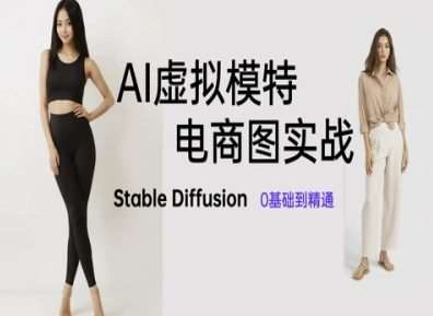 AI虚拟模特电商图实战，AI绘画Stable Diffusion 0基础到精通-问小徐资源库