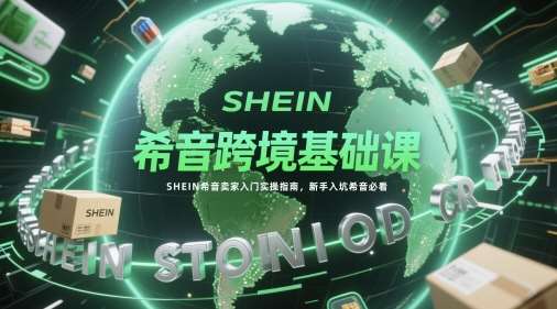 希音跨境基础课，SHEIN希音卖家入门实操指南，新手入坑希音必看-问小徐资源库