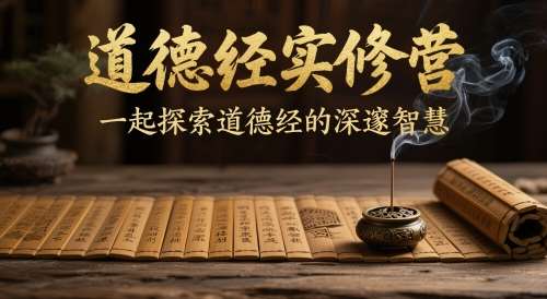 道德经实修营，一起探索道德经的深邃智慧-问小徐资源库