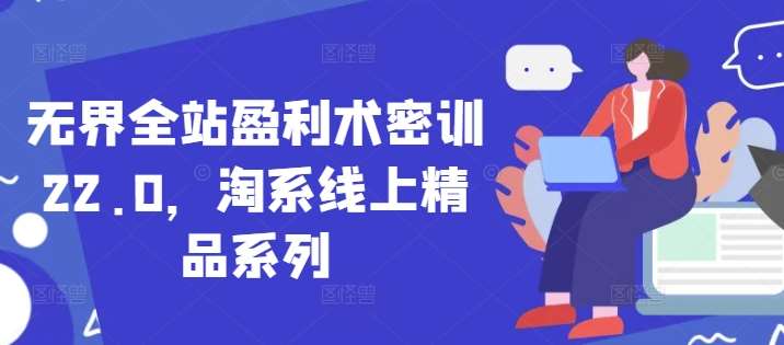 无界全站盈利术密训22.0，淘系线上精品系列-问小徐资源库