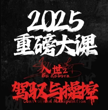 2025重磅大课，入世2，驾驭与控制-问小徐资源库
