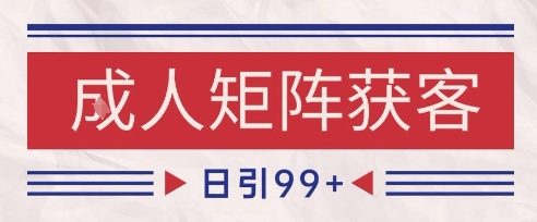 小红书某音橙人赛道引流获客，自热矩阵日引200+【揭秘】-问小徐资源库