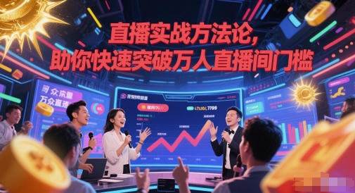 直播实战方法论，助你快速突破万人直播间门槛-问小徐资源库
