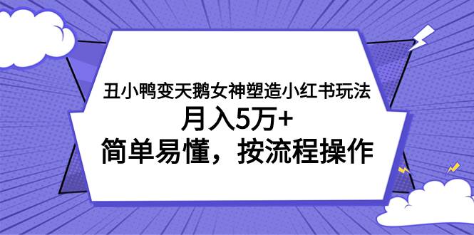 （7604期）丑小鸭变天鹅女神塑造小红书玩法，月入5万+，简单易懂，按流程操作-问小徐资源库