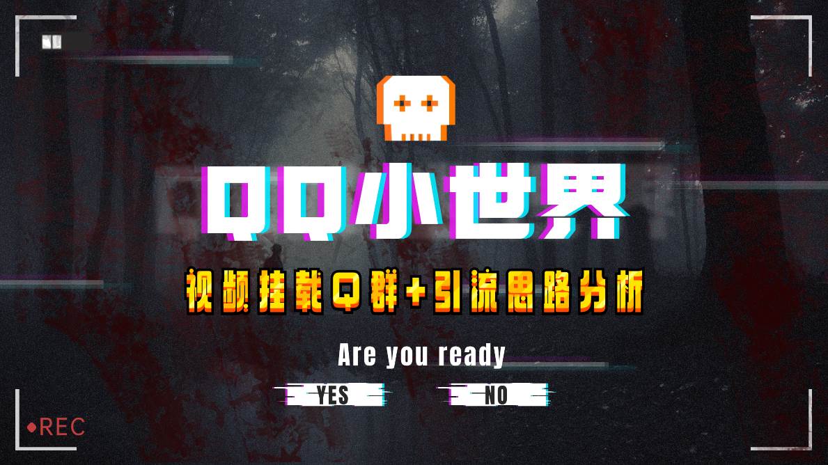 （8031期）【全网首发】QQ小世界_Q群挂载教程+引流思路分析-问小徐资源库