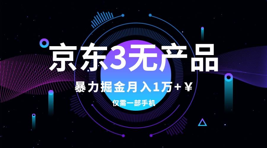 （7750期）京东3无产品维权，暴力掘金玩法，小白月入1w+（仅揭秘）-问小徐资源库