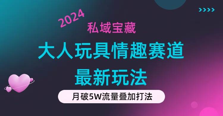 （11541期）私域宝藏：大人玩具情趣赛道合规新玩法，零投入，私域超高流量成单率高-问小徐资源库