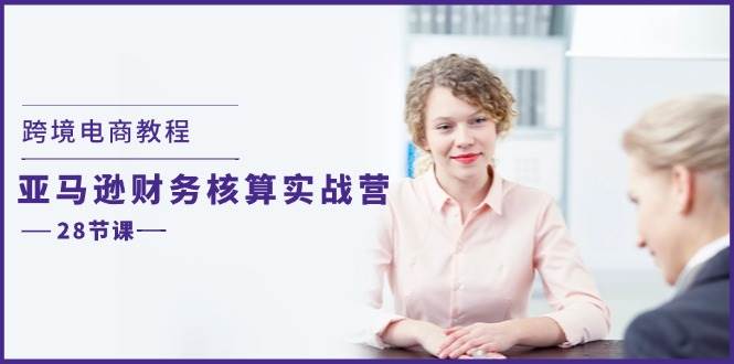 （11706期）跨境电商教程：亚马逊-财务核算实战营（28节课）-问小徐资源库