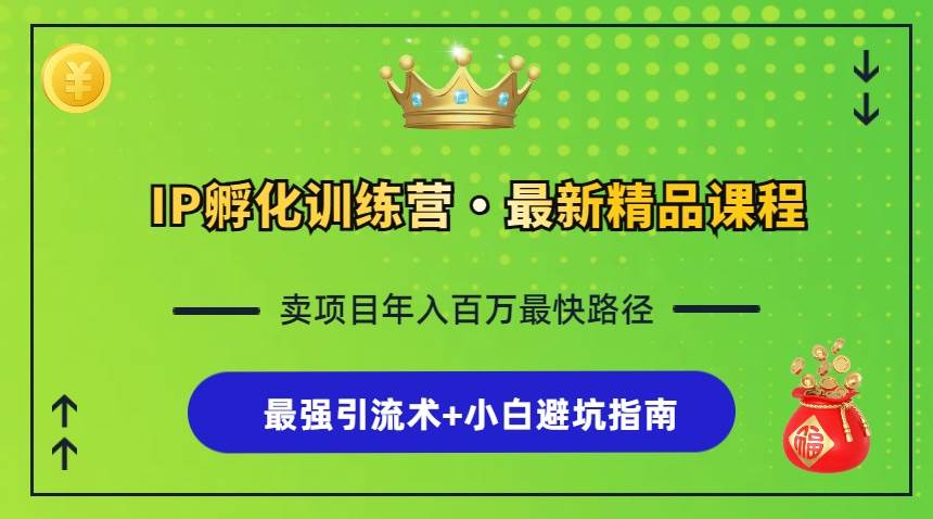 （13055期）IP孵化训练营，知识付费全流程+最强引流术+小白避坑指南-问小徐资源库