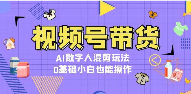 （13359期）视频号带货，AI数字人混剪玩法，0基础小白也能操作-问小徐资源库
