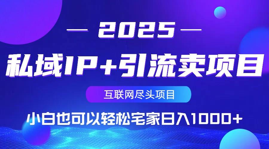 （14151期）私域IP+引流卖项目，小白也可以做到轻松宅家日入1000+-问小徐资源库