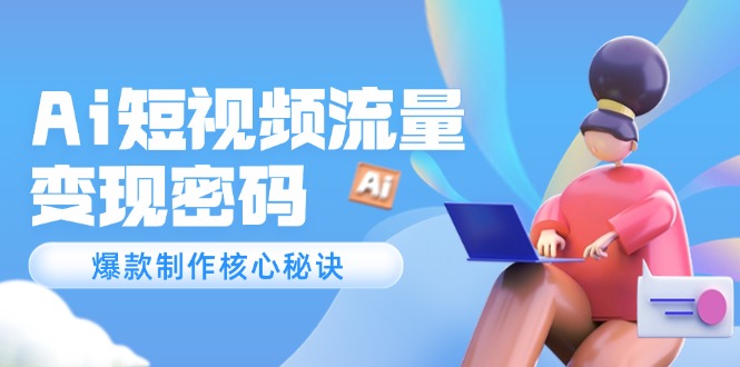（14875期）Ai短视频流量密码，爆款制作核心秘诀，120万案例深度解析-问小徐资源库