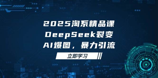（14639期）2025 淘系精品课，DeepSeek 裂变，AI 爆图，暴力引流-问小徐资源库