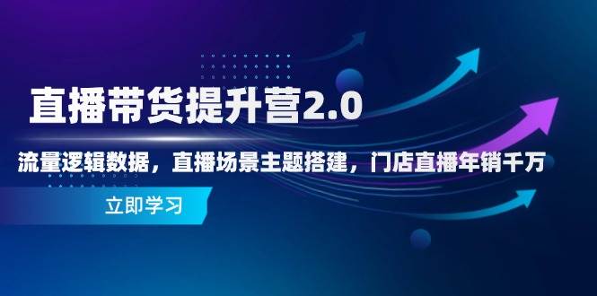 （14694期）直播带货提升营2.0：流量逻辑数据，直播场景主题搭建，门店直播年销千万-问小徐资源库