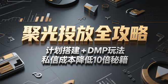 （15254期）2025小红书聚光投放全攻略，计划搭建+DMP玩法，私信成本降低10倍秘籍-问小徐资源库