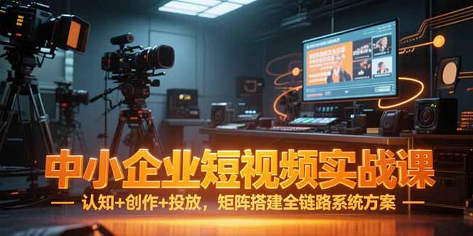（15249期）中小企业短视频实战课，认知+创作+投放，矩阵搭建全链路系统方案-问小徐资源库